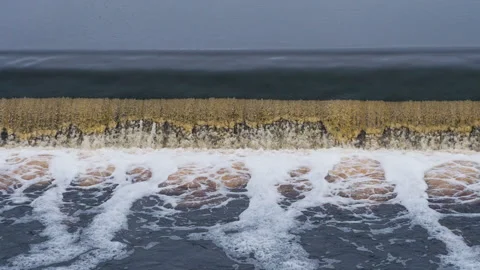 Water Surface Falls Down HD Pro Stock Footage 148258148