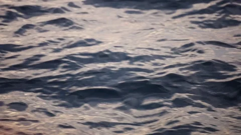 Water surface with flares at sunset Video stock 261012700