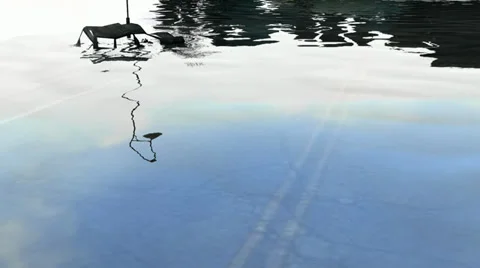 Water surface Stock Footage 27492964