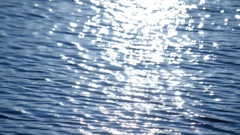 Water surface glittering in the sun Stock Footage 72903235