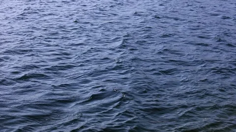 Water surface with high waves, Abstract background, Graphic elements, Mondsee, Stock Footage 302508904