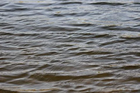 On the water surface is not a big ripple Foto stock