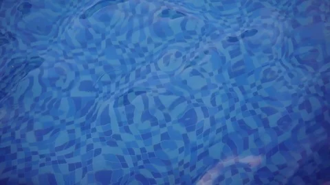 The water surface of the pool. Stock Footage 70747421