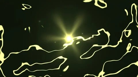 Water surface reflection creates light patterns in dark Stock Footage 338332072