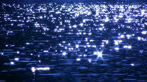 Water surface reflections 01 Loop Stock Footage