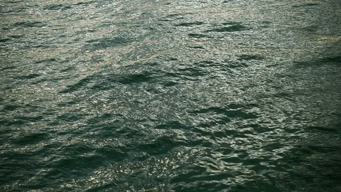 Water surface ripple in Sunset time Stock-Footage 91970559