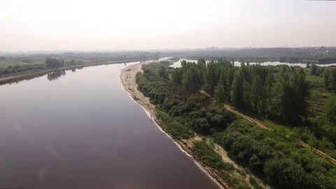 Water surface of the river Stock Footage 139454218