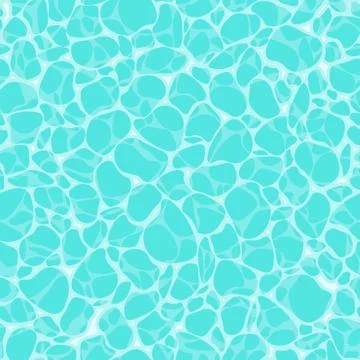 Water surface seamless background top view Stock Illustration