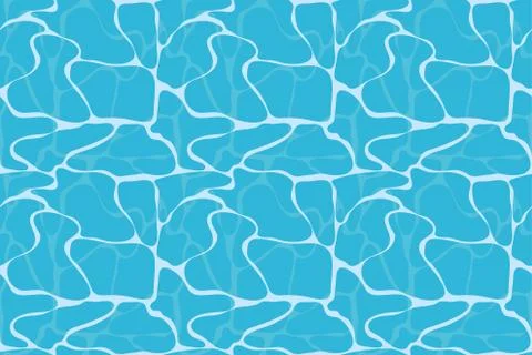 Water surface seamless texture pattern wallpaper design Stock Illustration