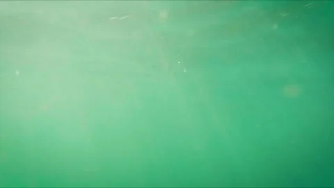 Water surface seen from underwater angle Stock Footage 246855353