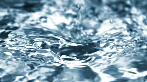 Water surface in slow motion - 01 - High Speed 1050 fps Vídeo Stock 11612513