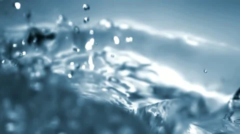Water surface in slow motion - 04 - High Speed 1050 fps Stock Footage 11612535