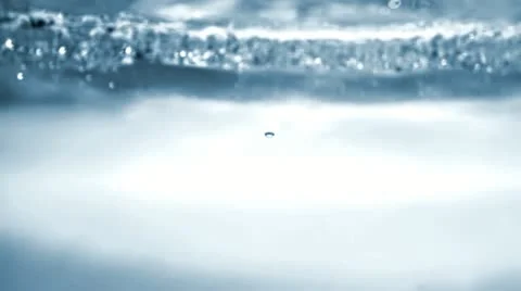 Water surface in slow motion - 05 - High Speed 1050 fps Stock Footage 11612538