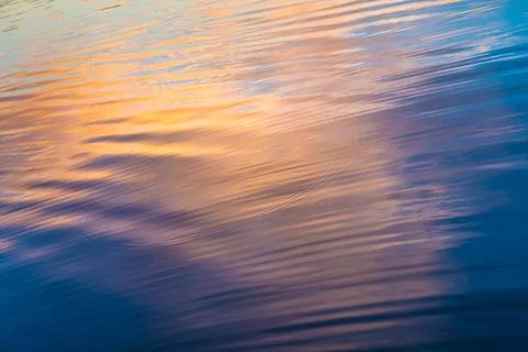 Water surface with small ripples Stock Photos