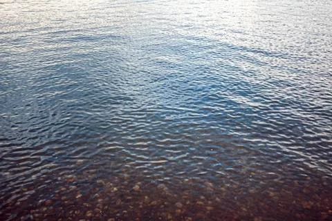 Water surface with small waves for backgrounds Stock Photos