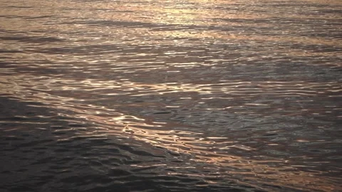 Water surface at sunset, background Stock Footage 136929117
