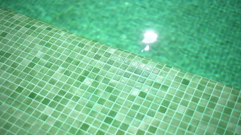 Water surface in swimming pool Stock Footage 50867205