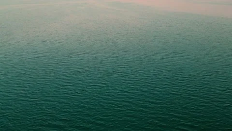 Water surface texture aerial drone view Stock-Footage 212004367