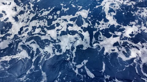 Water surface texture. blue sea waves background. Stock Footage 319796090