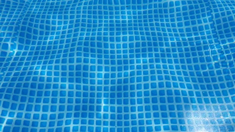 Water surface texture with looping clean swimming pool ripples and waves. Stock Footage 134952333