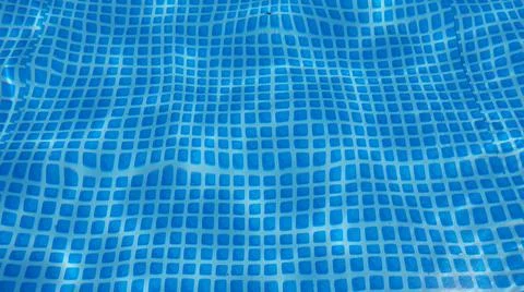 Water surface texture with looping clean swimming pool ripples and waves. Stock-Fotos