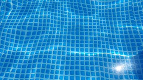 Water surface texture with looping clean swimming pool ripples and waves. 스톡 사진