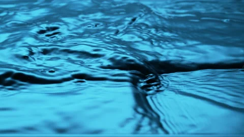 Water surface texture in slow motion Stock Footage 235473477