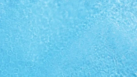 Water surface texture, swimming pool ripples and waves, Refraction of sunlight Stock Footage 240608467