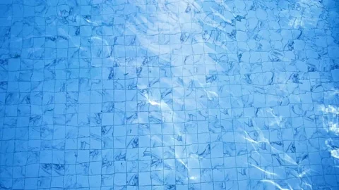 The water surface in the turquoise pond Stock Footage 145591065