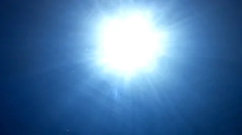 Water surface from underwater Stock Footage 1105712