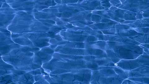 Water surface with waves and small ripples from the wind with a caustic effect Stock Footage 104014741
