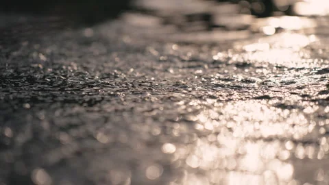 Water surface with waves Stock Footage 253052746