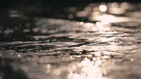 Water surface with waves Stock Footage 253111513