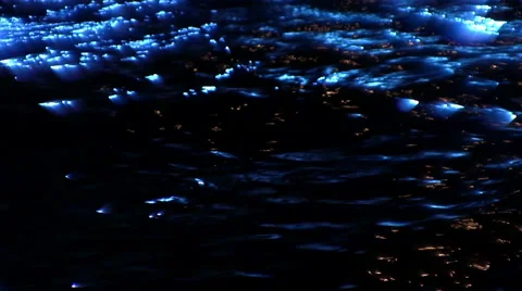 Water surface with waves glittering in the light Video stock 47912461