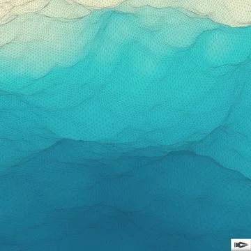 Water Surface. Wavy Grid Background. Mosaic. Water Surface. Wavy Grid Back... Stock Photos