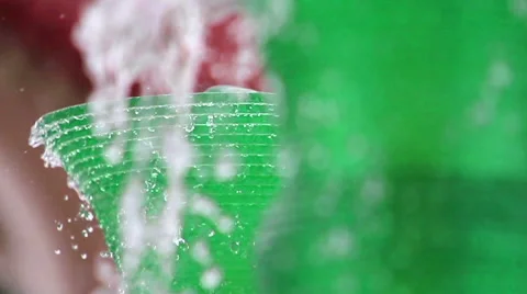 Water  surface with wavy reflections Stock Footage 58952130