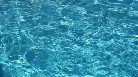 Water in swimming pool Stock Footage 50075339