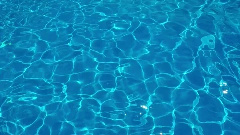 Water in swimming pool Stock Footage