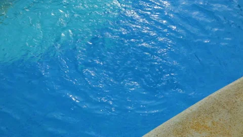 Water in swimming pool Stock Footage 120385608