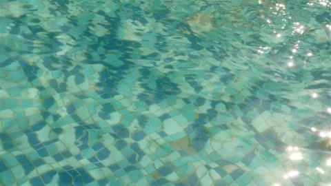 Water in a swimming pool Stock Photos