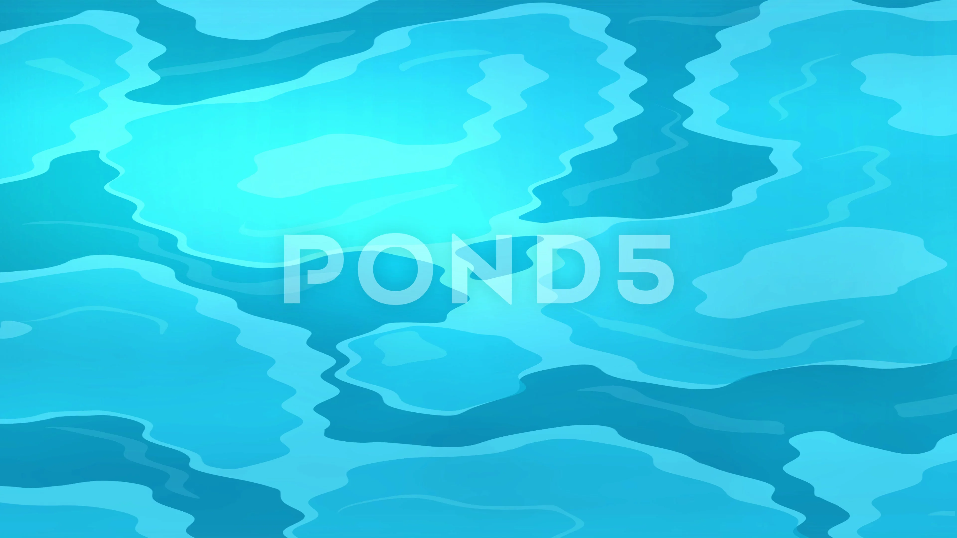 Water swimming pool surface cartoon abst... | Stock Video | Pond5