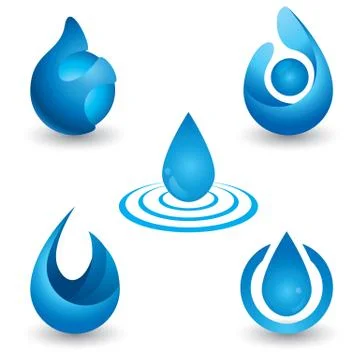 Water symbol Stock Illustration