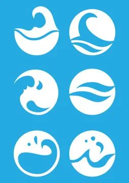 Water Symbol Vector Design Stock Illustration