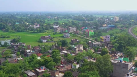 Water Tank and Expansive Fields Stock Footage 331284702