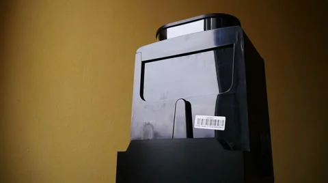Water Tank of Coffee Machine Stock Footage 47597020