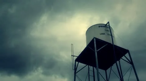 Water Tank Stock Footage 10562064