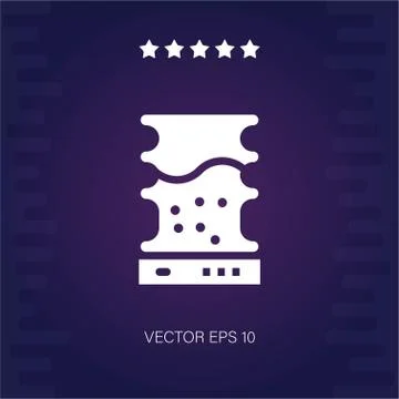 Water tank vector icon Stock Illustration