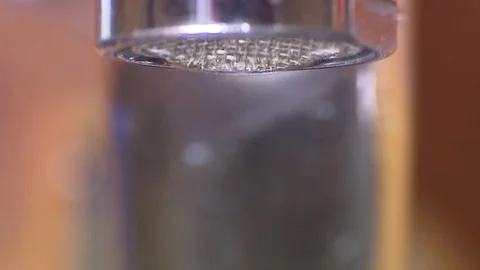 Water from a tap - close up Stock Footage 72109839