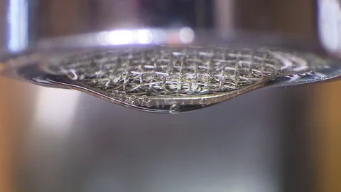 Water from a tap - close up Stock Footage 72110335