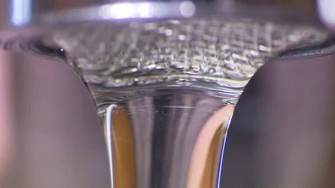 Water from a tap - close up Stock Footage 72110585